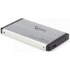 Мобильный корпус для HDD 2.5" Gembird EE2-U3S-2-S, серебро, USB 3.0, SATA, металл