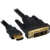 Кабель HDMI - DVI, 1.8м, Gembird, 19M/19M, single link, черный, позол.разъемы, экран CC-HDMI-DVI