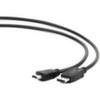 Кабель-переходник DisplayPort-HDMI Gembird/Cablexpert, 1м, 20M/19M, черный, экран, пакет